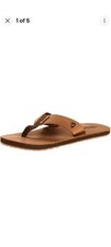 Reef Men's Leather Smoothy Flip-Flop Size 11 UK