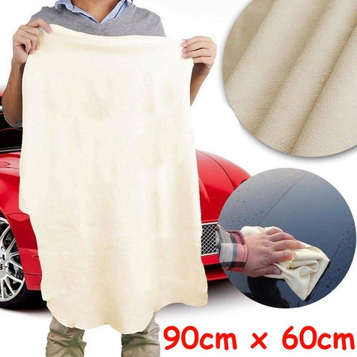 Large natural chamois leather - natural,