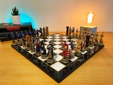 Crusader Knights Chess Set