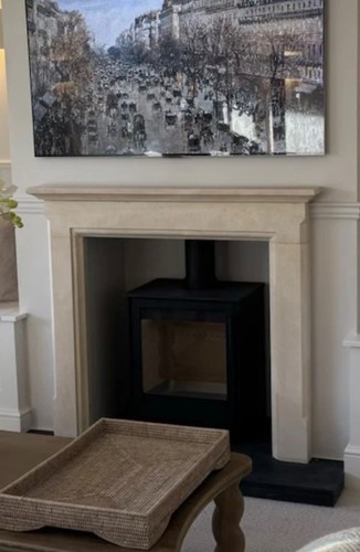 Bath stone fireplace - , surround