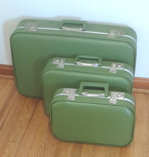 Vintage 1970 gateway luggage - vintage,