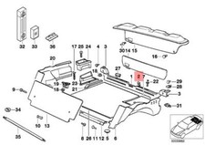 Genuine BMW 5Pcs Expanding Rivet Alpina M3 M5 Z3 B7 CMS E28 E30 51481905599