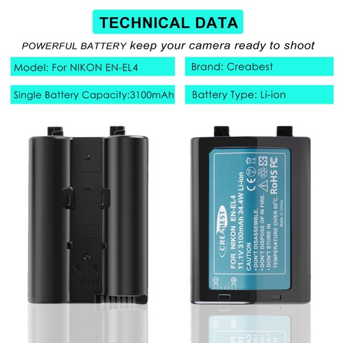 Battery for nikon - battery, en-el4e
