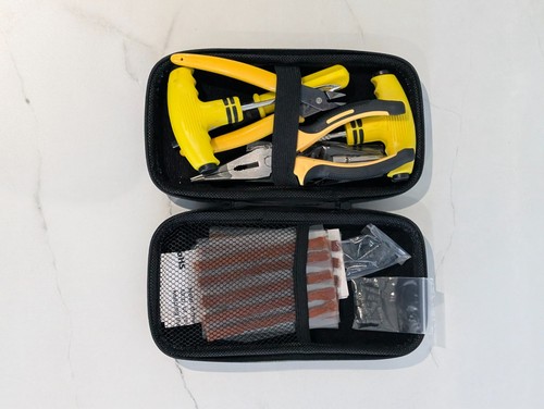 Emergency tyre puncture repair - emergency,
