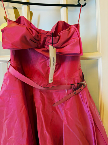 Vintage style pink strapless - vintage,