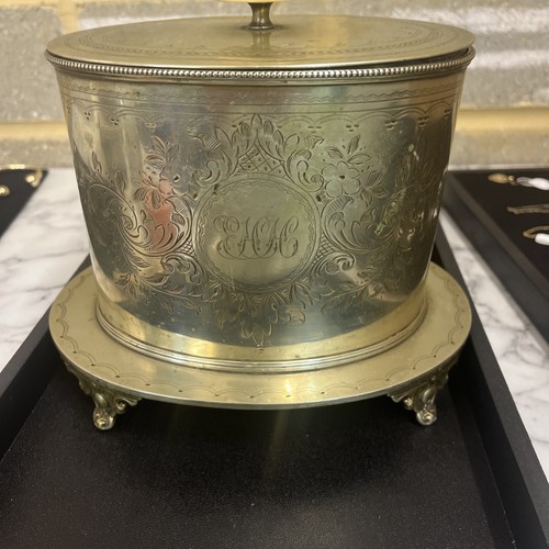 Antique c1880 epns lidded - antique,