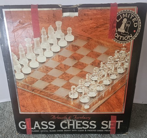 Glass chess set arboath - glass,