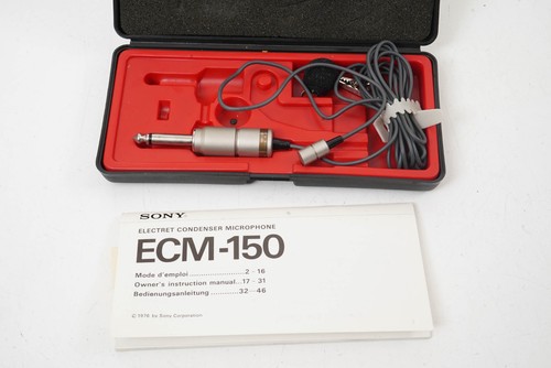 Vintage sony ecm - sony, condenser