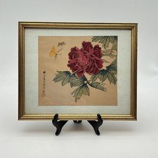 Signed chinese silk paintings - signed,
