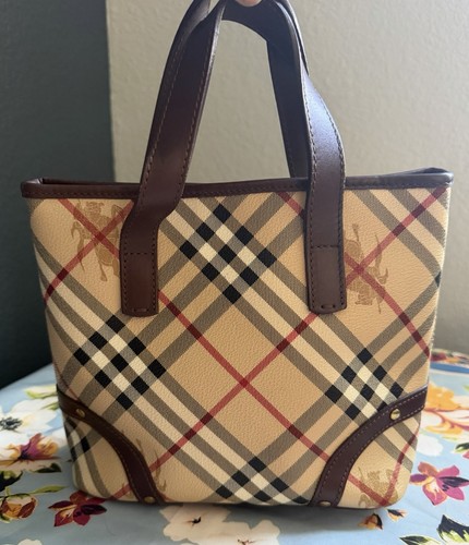 Burberry nova check - check, tote