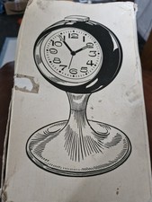 Vintage MCM. Pedestal Alarm Clock, Made In West Germany