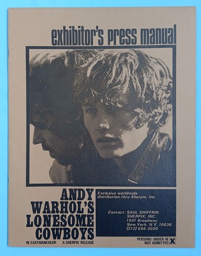 Andy warhol lonesome cowboys - andy,