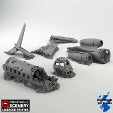 Crashed Airplane Scatter