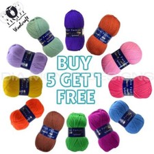 WOOLCRAFT NEW FASHION DK Knitting Yarn / Wool 100g Double Knit Ball