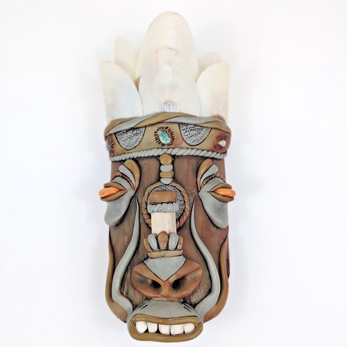 Brazilian tribal mask - brazilian,