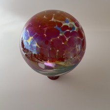 Red Ornamental Glass Globe