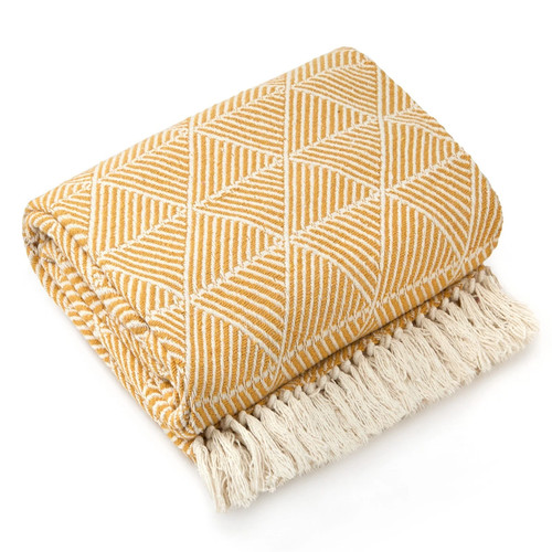 Luxury 100 cotton throw - 100%,