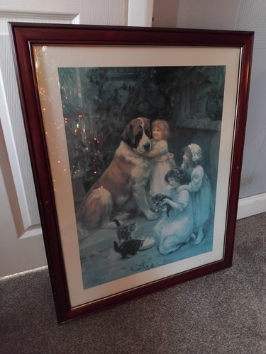 Vintage hugs and kisses framed - vintage,