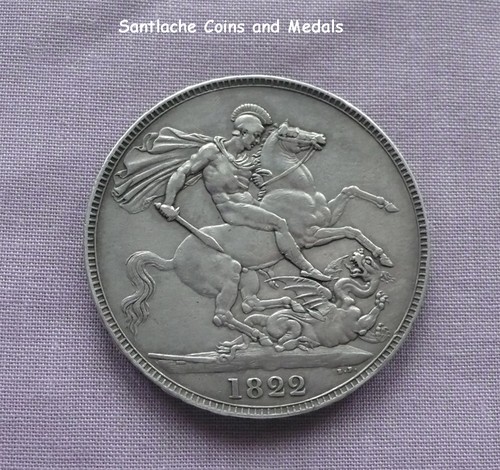 1822 king george silver - iv,
