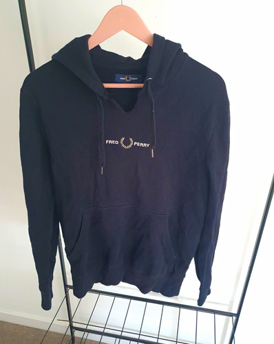 Fred perry mens black pullover - fred,