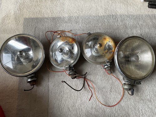 Classic car fog lights - classic, lot