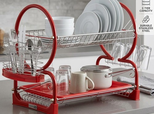 Tier dish drying rack - tier,