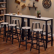 XXL Marble Bar Table Dining