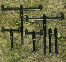 Saber Black Buzz Bars Banksticks Set Carp Coarse Fishing 