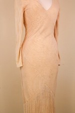 Cream long sleeve Tassle