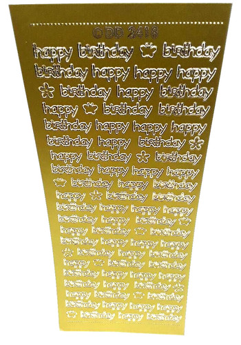 Peel off stickers happy - peel,