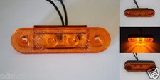 12V/24V FLUSH FIT AMBER LED