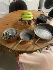 Vintage Copper Pan Set