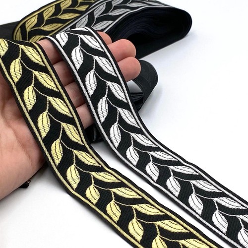 Leaf vine jacquard - vine, braid