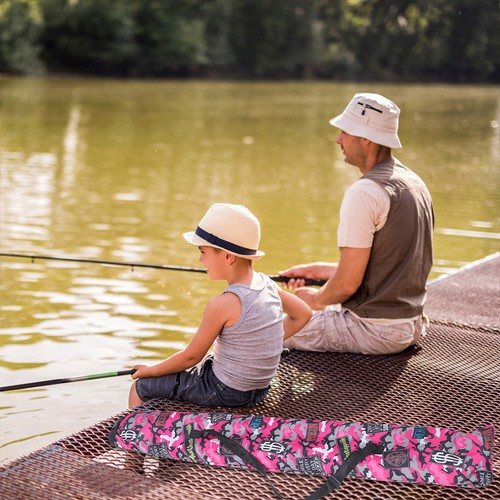 Fishing rod storage bag - rod, pink