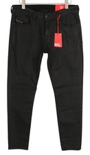 DIESEL 1979 Sleenker E09ID Men Jeans W36/L32 Slim  Coated Shiny Black RRP€225 *
