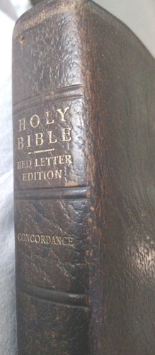 Holy bible red letter - bible,