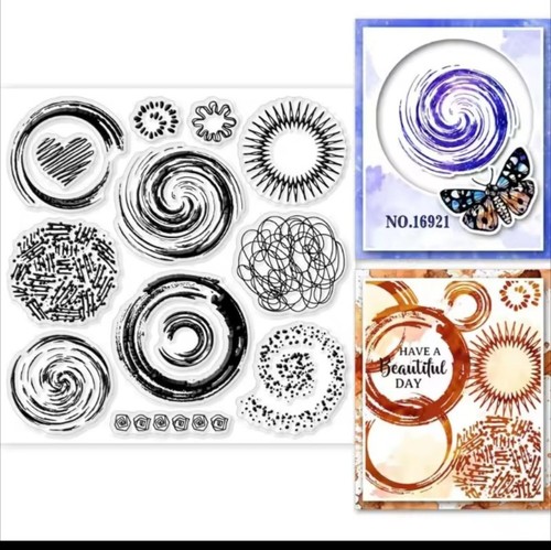 Clear stamp mixed media - -,