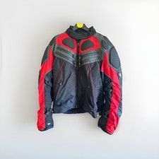 Belstaff Vintage Men’s Red & Black Cordura Motorcycle Jacket, Size XL
