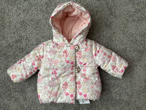 Bnwt floral puffer - floral, 3-6