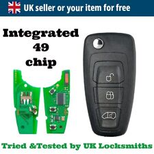 for Ford Transit Custom  Remote Key fob 433 MHz ID49 HU101 bl Panther Engine Mk8