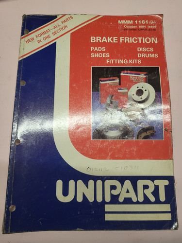Unipart brake friction