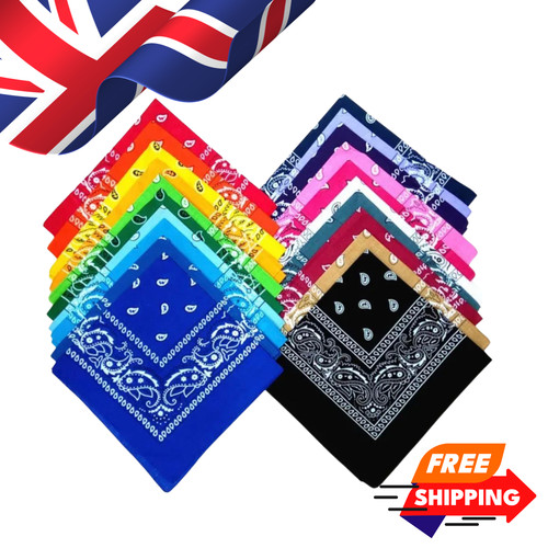 Bandana paisley print unisex - paisley,