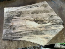 Spalted purple beech - purple, crotch