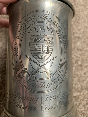 Pewter tankard from 2 - from, no