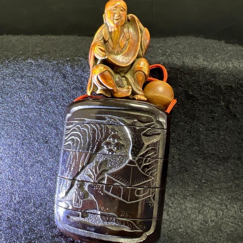 Edo period wooden inro - inro, 5