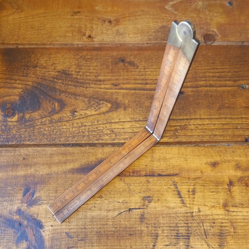 Vintage fnw no48 wooden ruler - vintage,