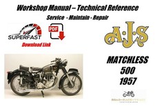 AJS Matchless 500cc Service