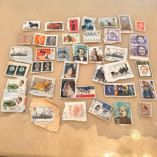 Stamp collection - stamp,