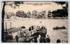 Vintage Postcard Speedboat