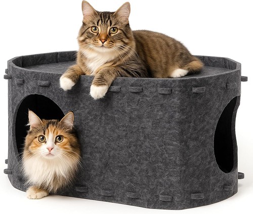 Cat cave bed 1 - cave, 2-in-1